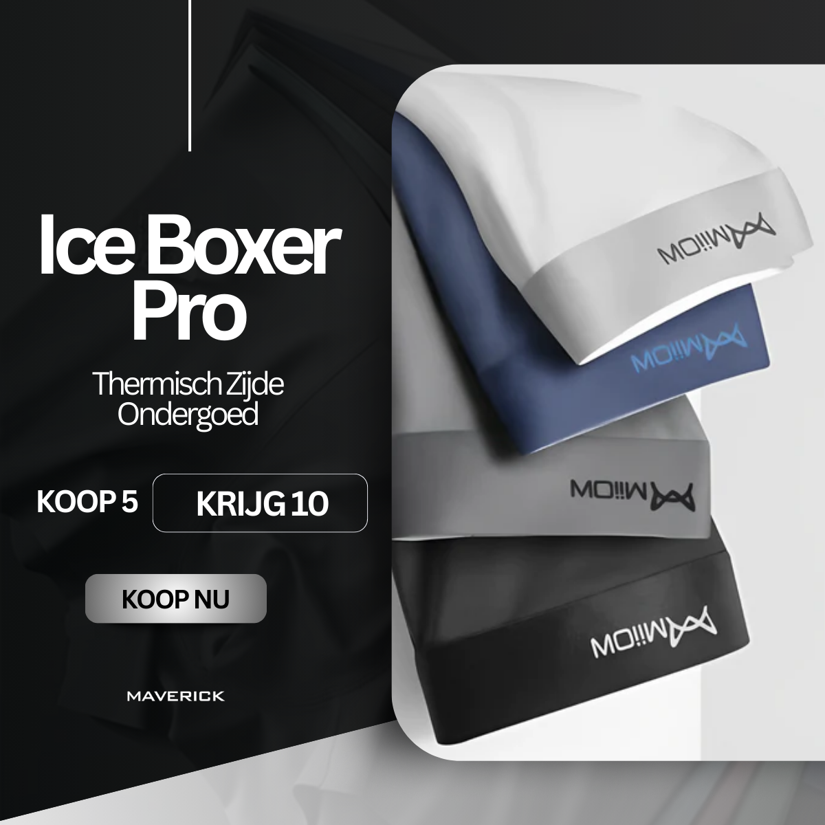 Ice Boxer Pro™ - Thermisch Zijde Ondergoed - [KOOP 5, KRIJG 10]