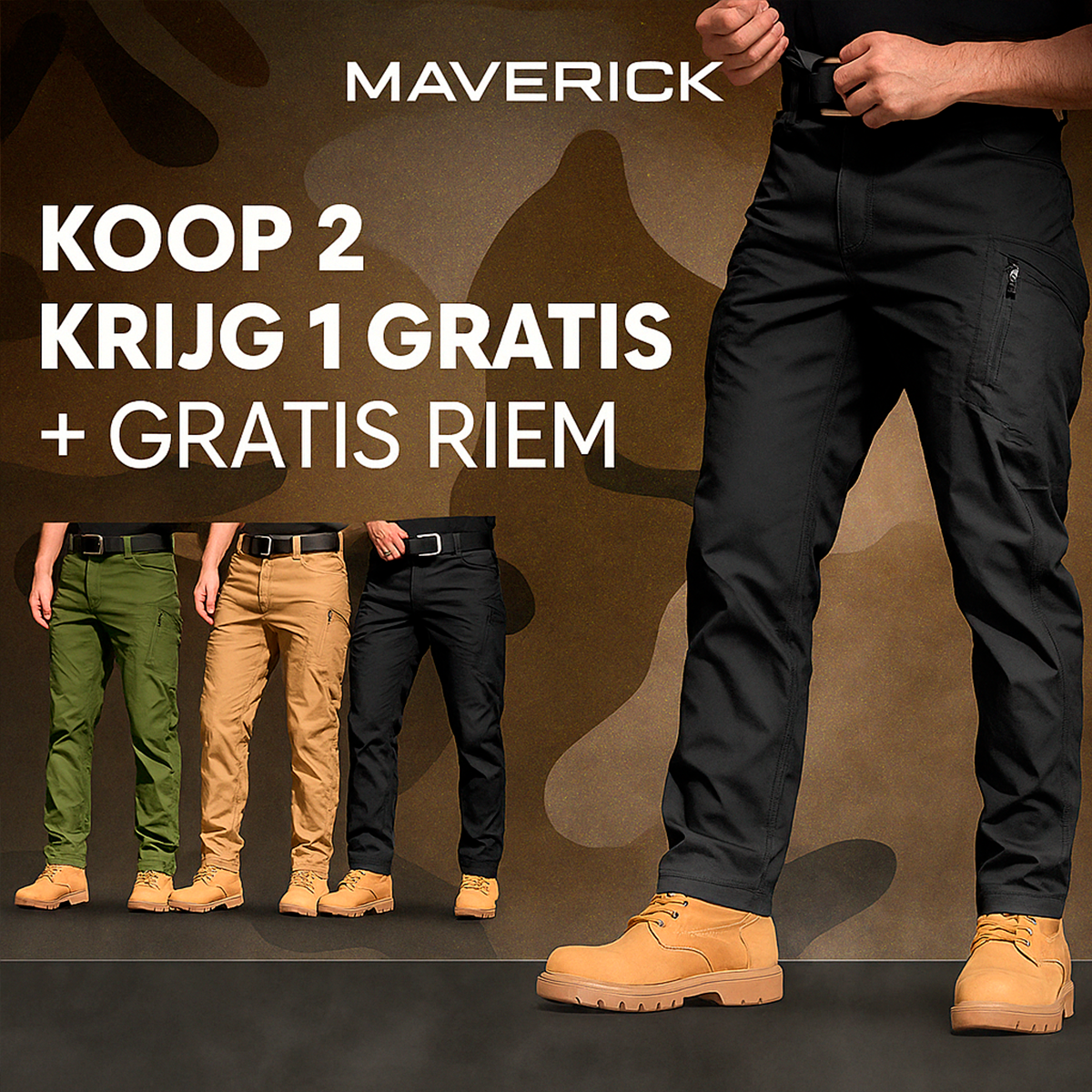 Tática Broek – Sterk en Waterdicht + Gratis Riem